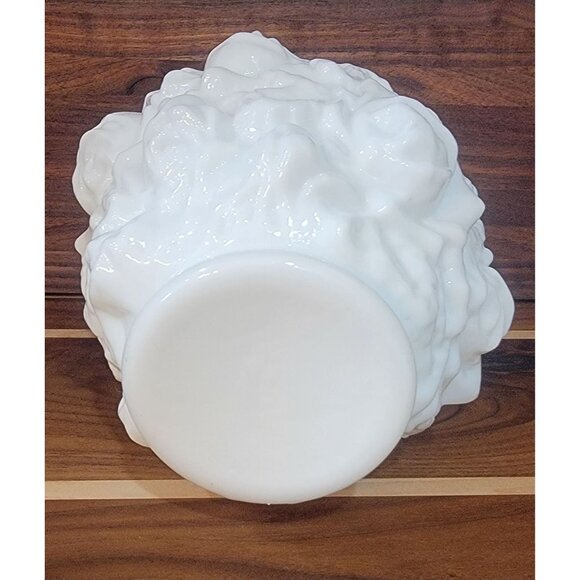 Vintage Milk Glass Rose Vase - Picture 10 of 13